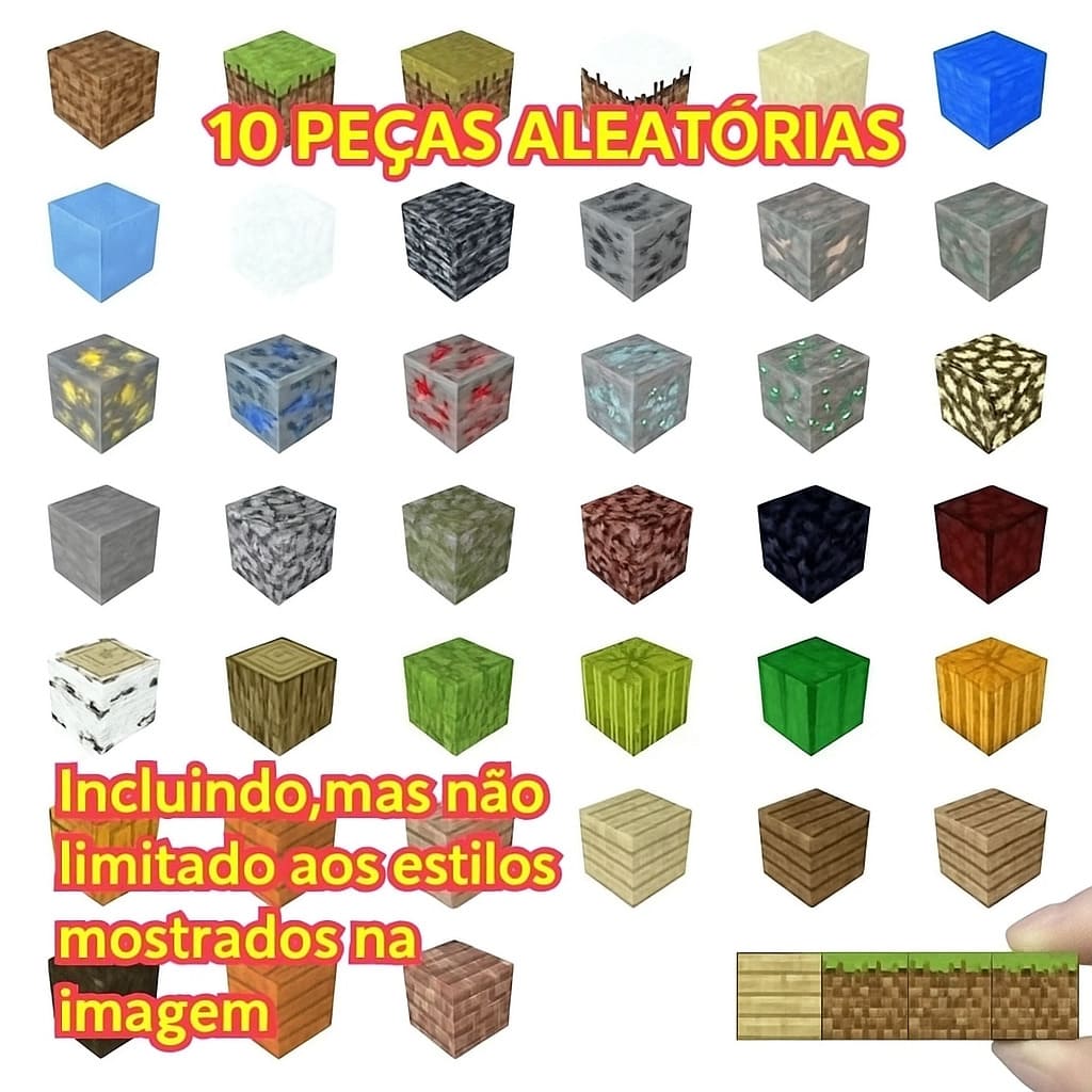 Blocos Magnéticos Minecraft Word