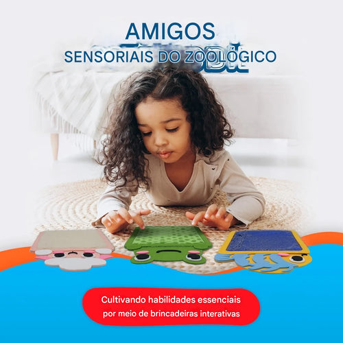 Bebê montessori brinquedos sensoriais dos desenhos animados animal cognição esteira mão-olho coordenação educação brinquedo sensorial tátil almofada para autista