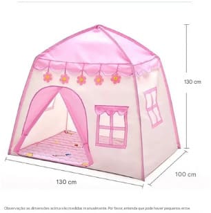 Cabana Tenda Infantil – Casa de Brincar Portátil para Meninos e Meninas | Espaço de Dormir e Brincadeiras Criativas