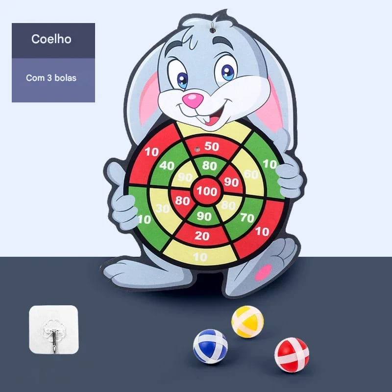 Novos Dardos – Jogo da Mira Inteligente | Brinquedo Educativo Montessori que Desenvolve Foco e Coordenação