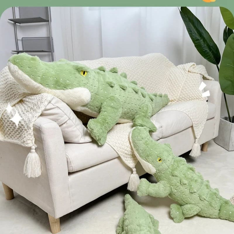 Crocodilo de Pelúcia Gigante –  Macio e Fofo