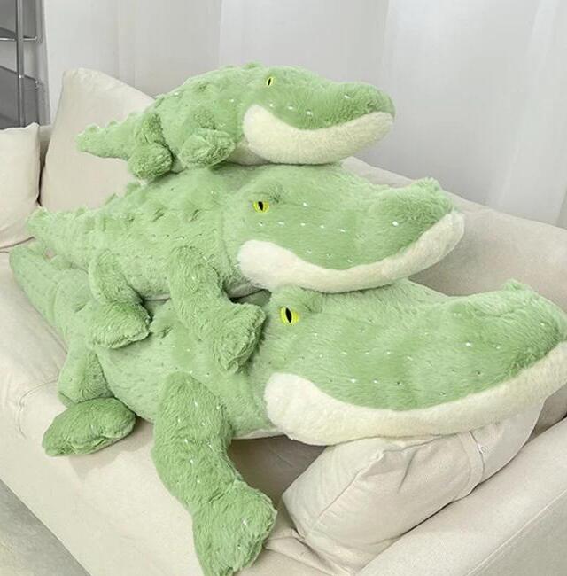 Crocodilo de Pelúcia Gigante –  Macio e Fofo