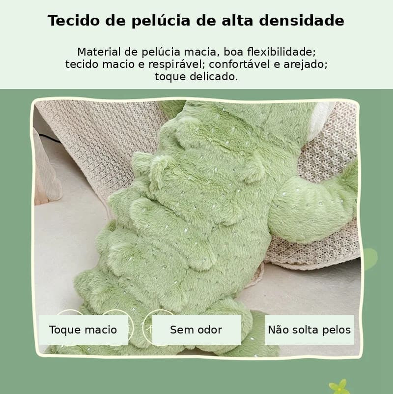 Crocodilo de Pelúcia Gigante –  Macio e Fofo