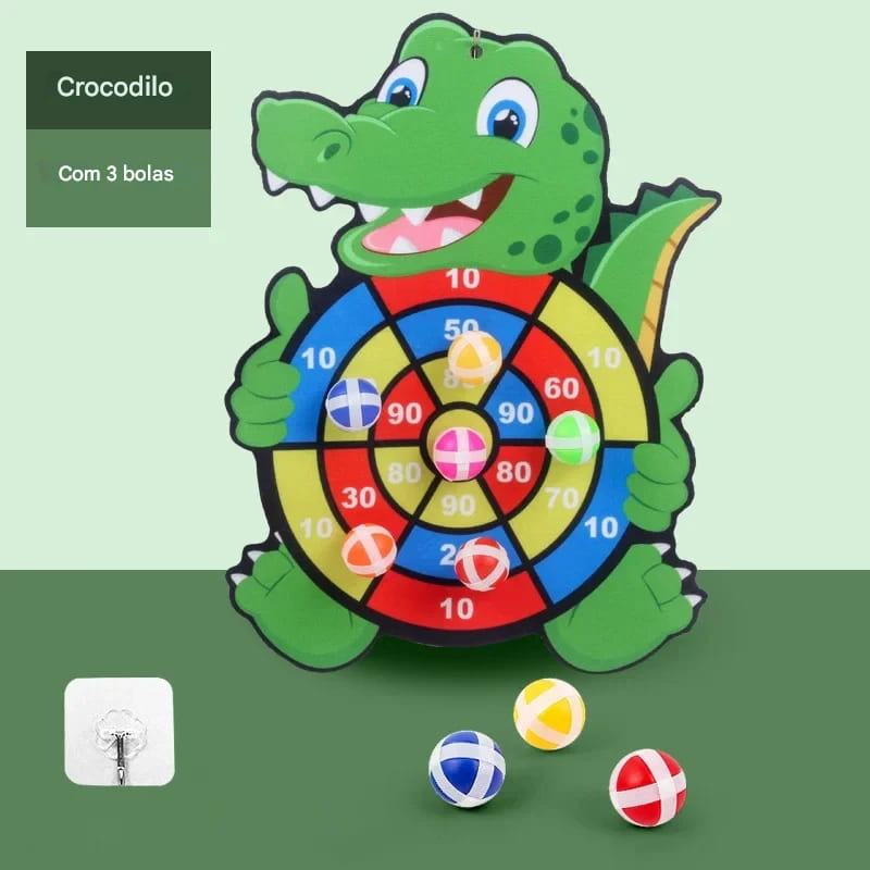 Novos Dardos – Jogo da Mira Inteligente | Brinquedo Educativo Montessori que Desenvolve Foco e Coordenação