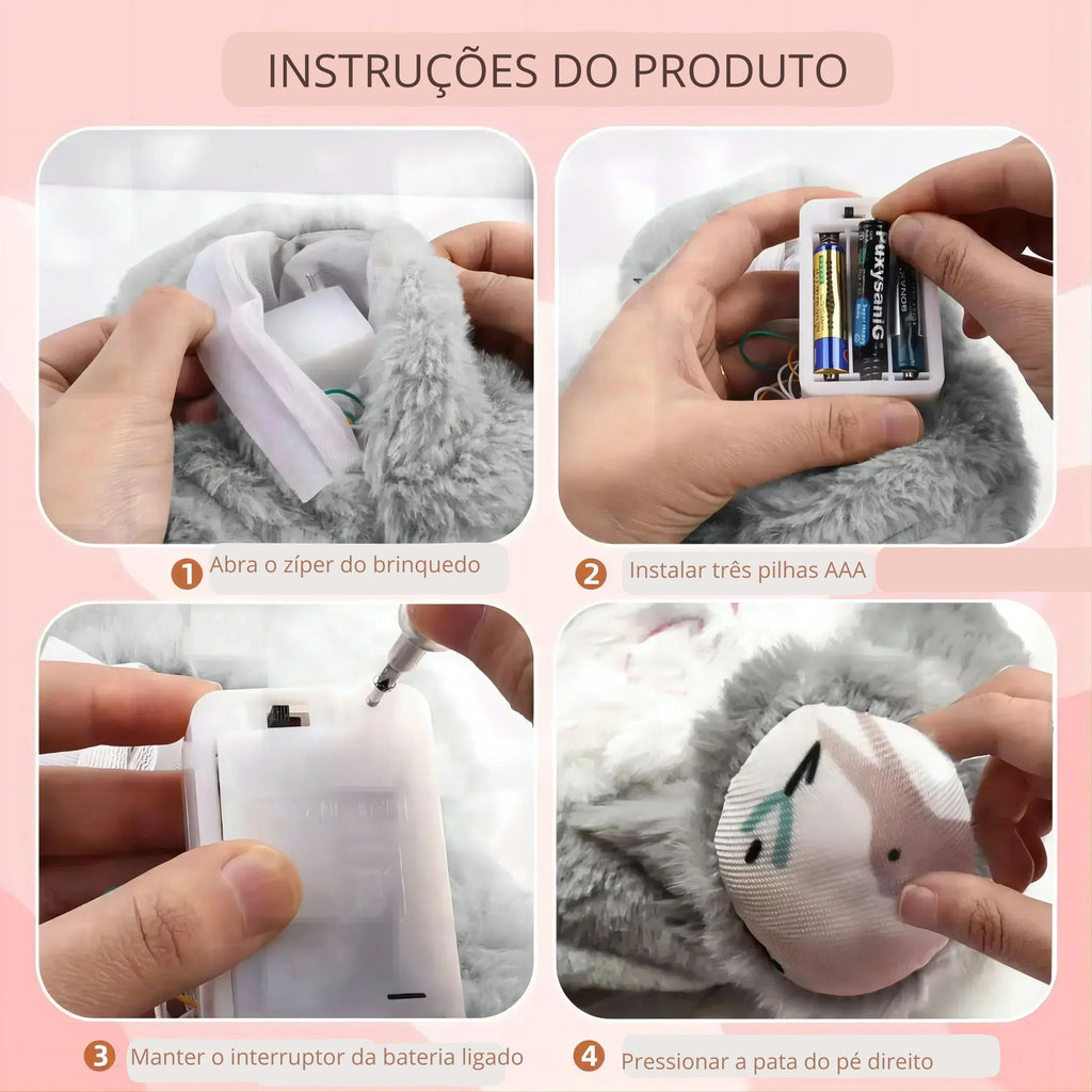 Coala de Pelúcia Calmante – Brinquedo para Dormir e Relaxar Bebês e Crianças