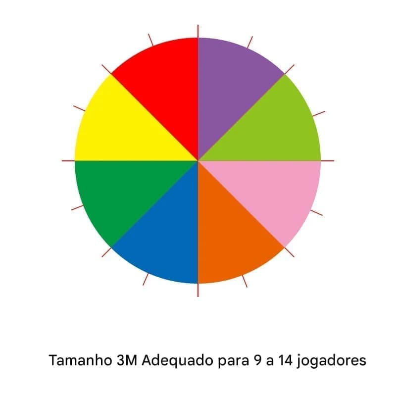 Paraquedas Arco-Íris Divertido - TEA