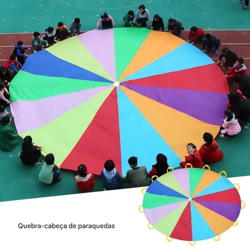 Paraquedas Arco-Íris Divertido - TEA