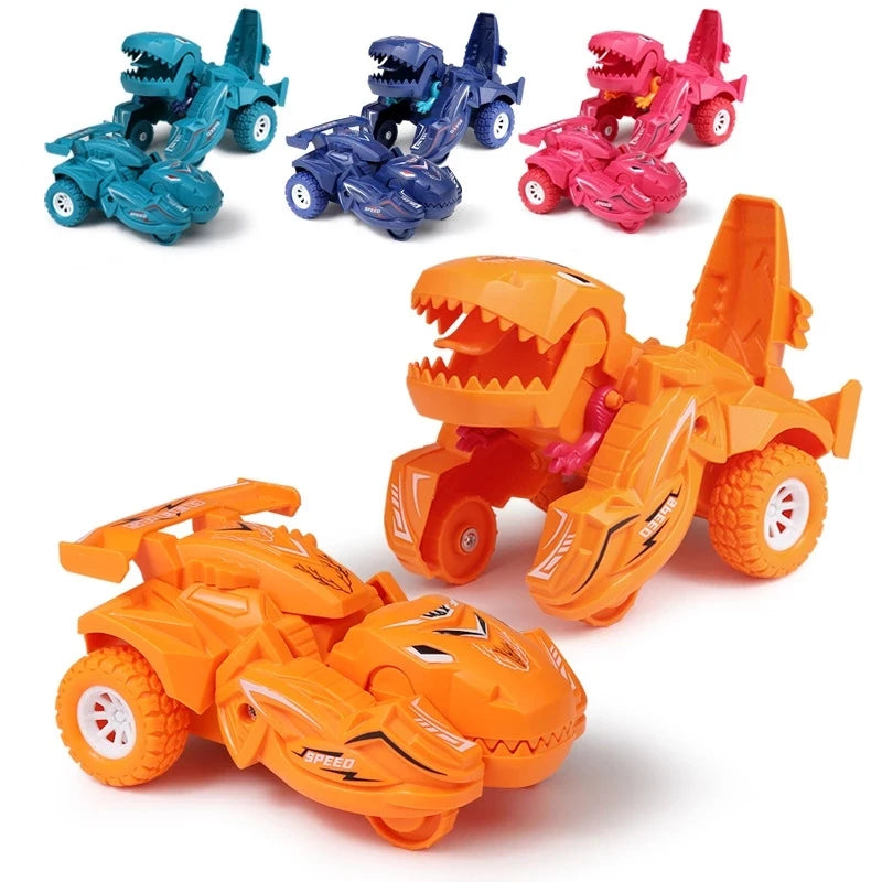 Carro Transformável em Dinossauro