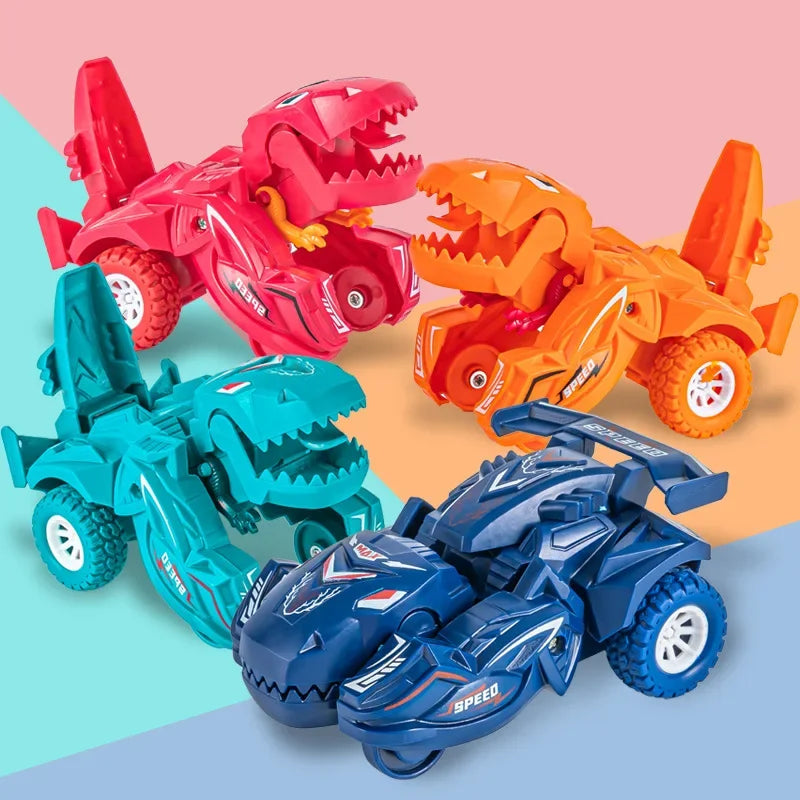 Carro Transformável em Dinossauro