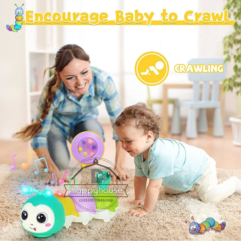 Lagarta Luminosa: Brinquedo Musical para Bebês