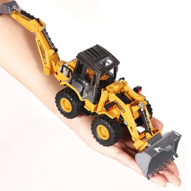 Mini Veículos de Engenharia em Liga - Trator, Escavadeira, Empilhadeira e Guindaste | Brinquedos para meninos!
