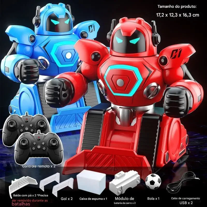 Robô de Luta Interativo JJRC R30 – Controle Remoto Pai e Filho, DIY, Boxe Duplo**