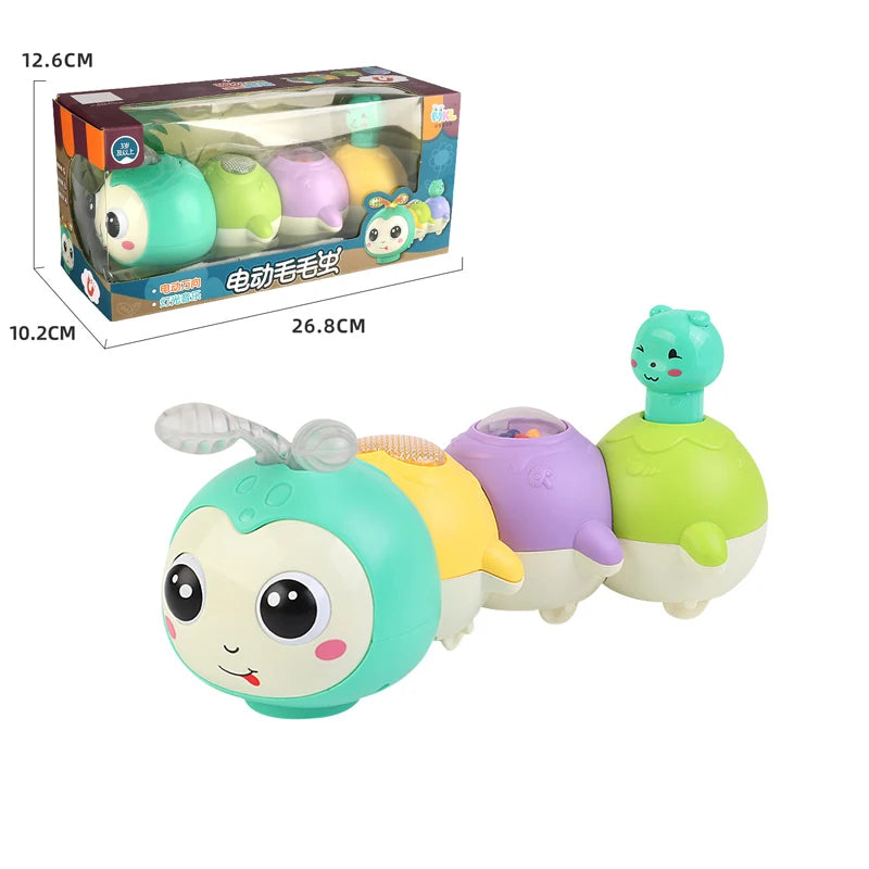 Lagarta Luminosa: Brinquedo Musical para Bebês