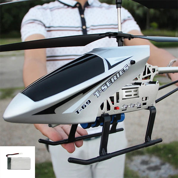 Helicóptero rc com controle remoto extra durável grande avião brinquedo para crianças modelo drone ao ar livre 3.5ch 80cm aeronave grande helicóptero