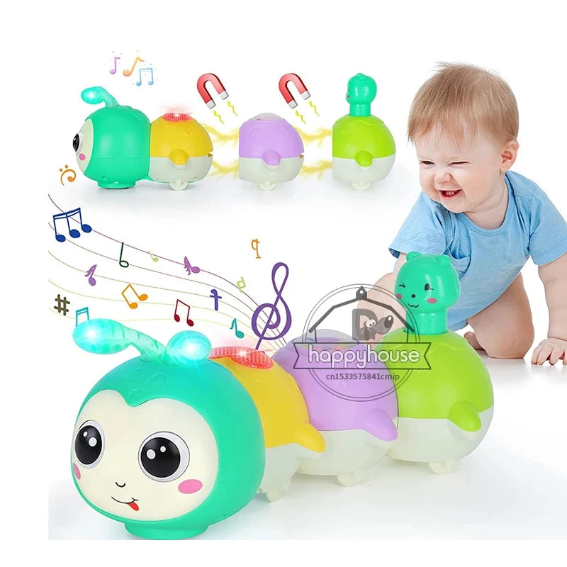 Lagarta Luminosa: Brinquedo Musical para Bebês