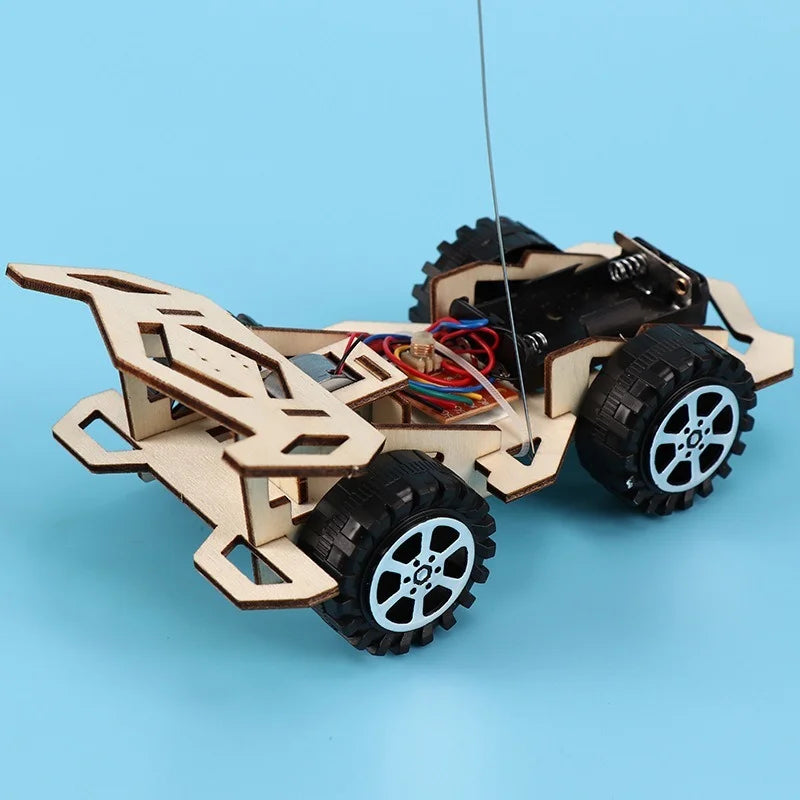 Carrinho Elétrico Infantil de Madeira com Controle Remoto – DIY, 4x4, Montagem Manual**