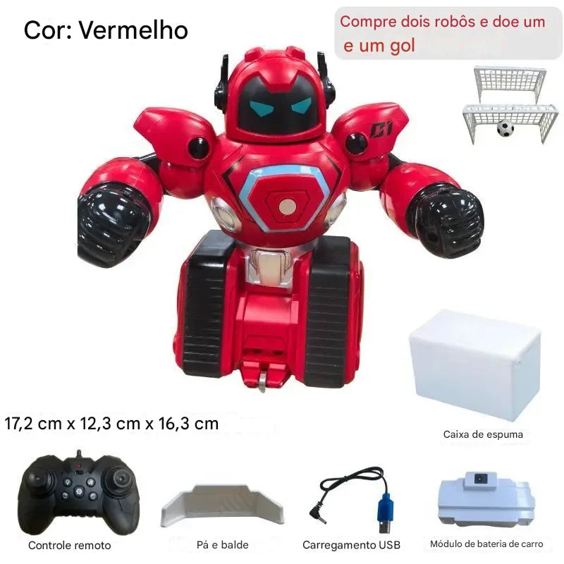 Robô de Luta Interativo JJRC R30 – Controle Remoto Pai e Filho, DIY, Boxe Duplo**