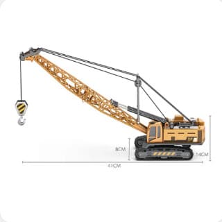 Mini Veículos de Engenharia em Liga - Trator, Escavadeira, Empilhadeira e Guindaste | Brinquedos para meninos!