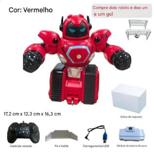 ROBÔTRECK - Controle Remoto Boxe Duplo - Luta Interativa